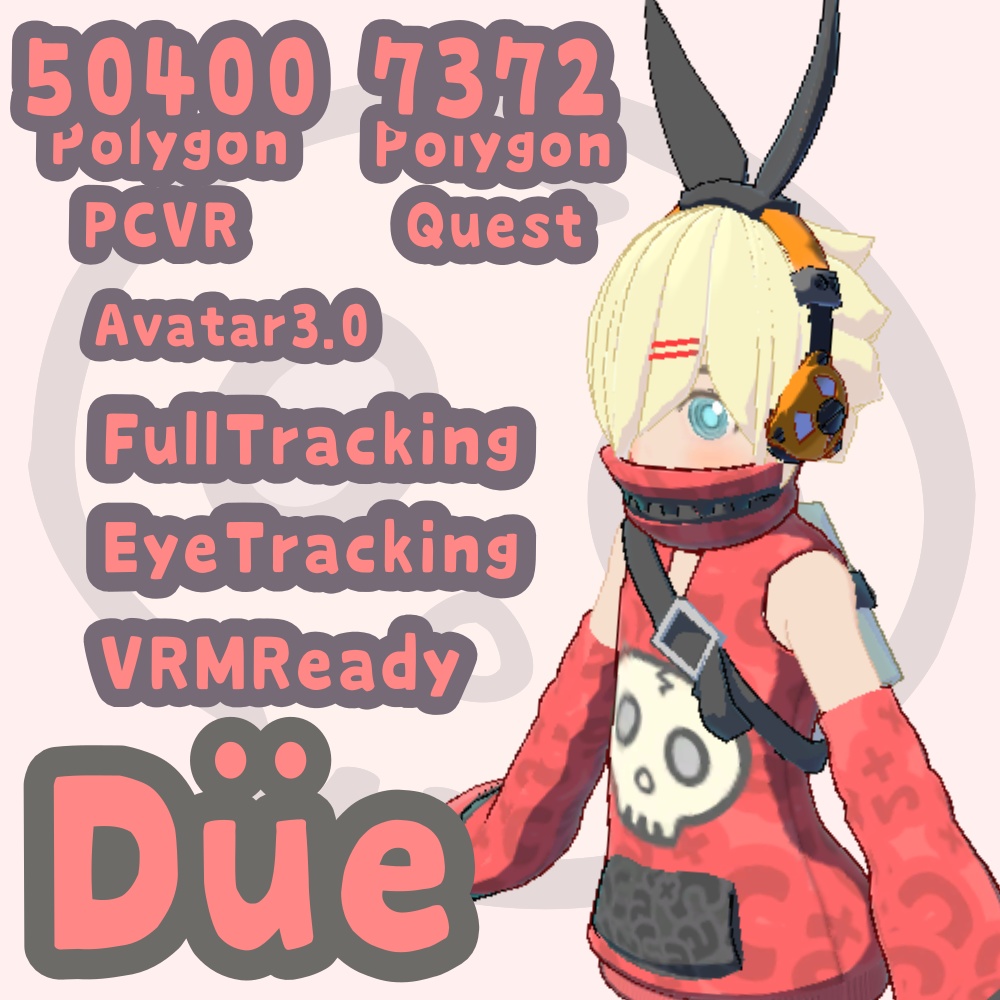 Due(ドゥ―エ)-VRChat向けオリジナル3Dモデル image