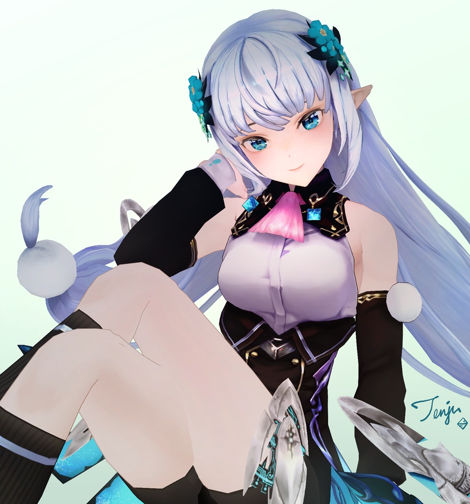 【オリジナル3Dモデル】エルフ少女 Notia  image