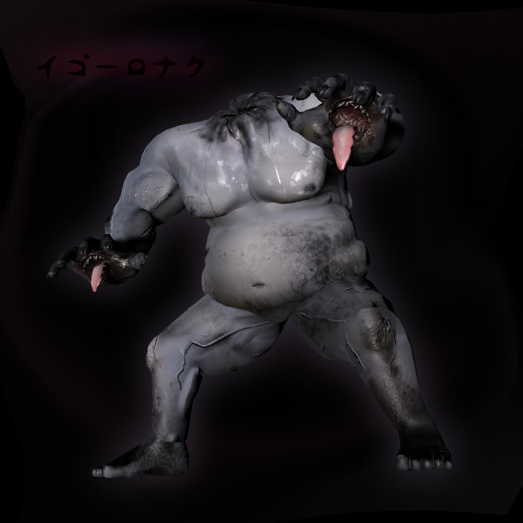 (無料)VRChatアバター C01「イゴーロナク」2024/03/31更新 image