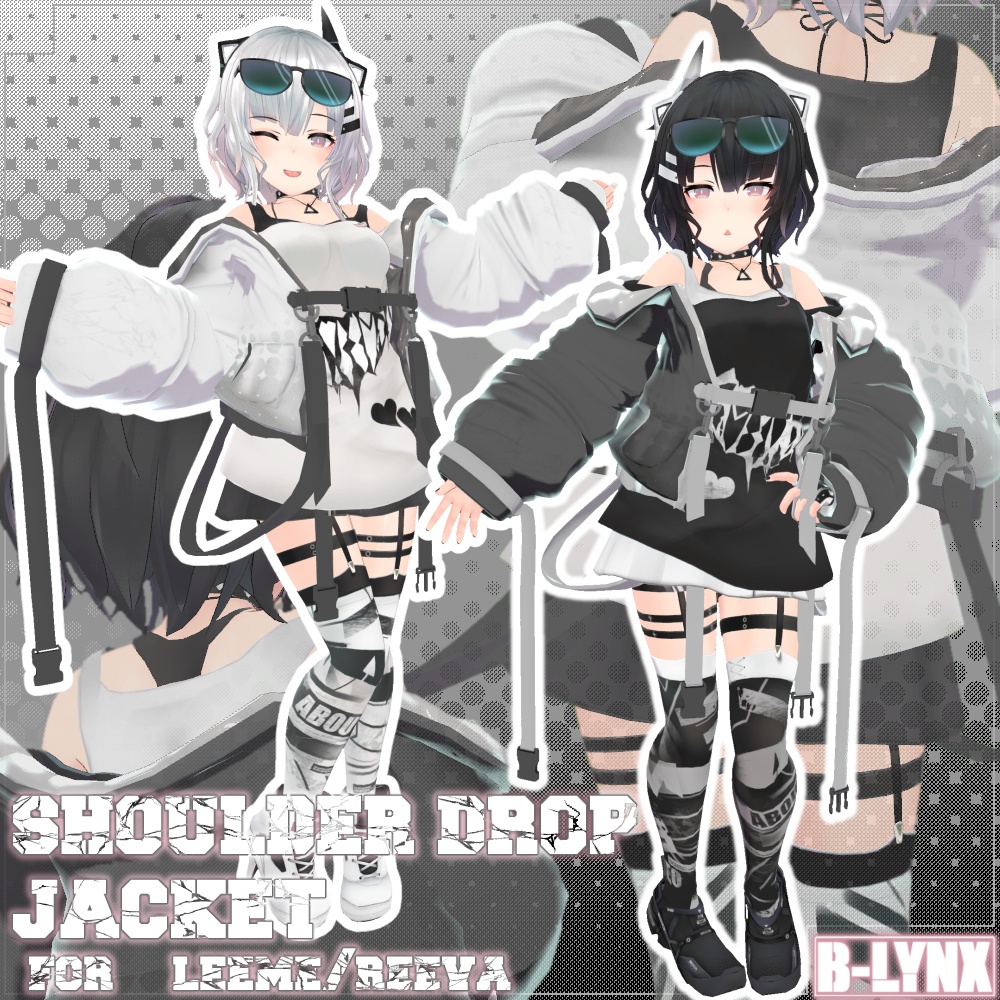 【Leeme＆Reeva用】3Dモデル - 肩落としジャケット[SHOULDER DROP JAKET] image
