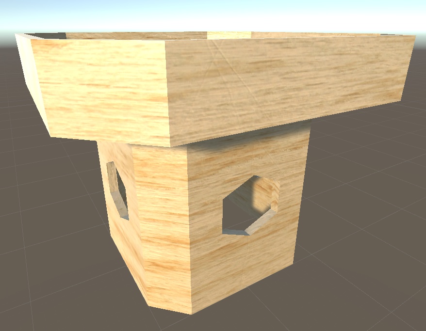 無料 3Dモデル 三方 image