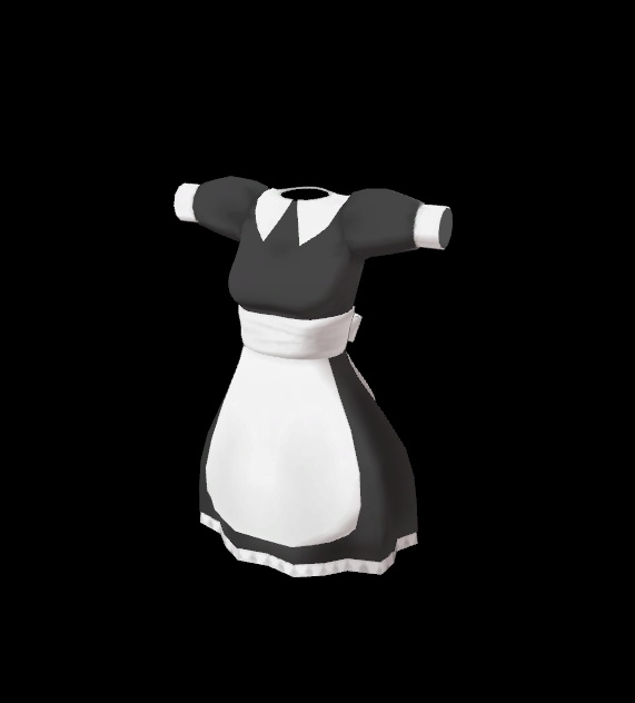 シンプルメイド服【「レナ・カクテル-Lena Cocktail-」用衣装3Dモデル】 image