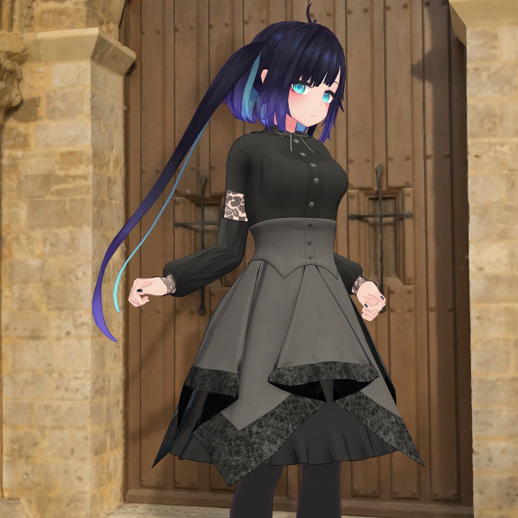 「ぐれーず」用ゴシックドレス image