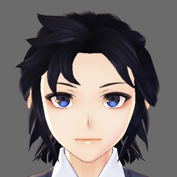 [VRoid] 無料 FREE: Half Up Hair Preset  image