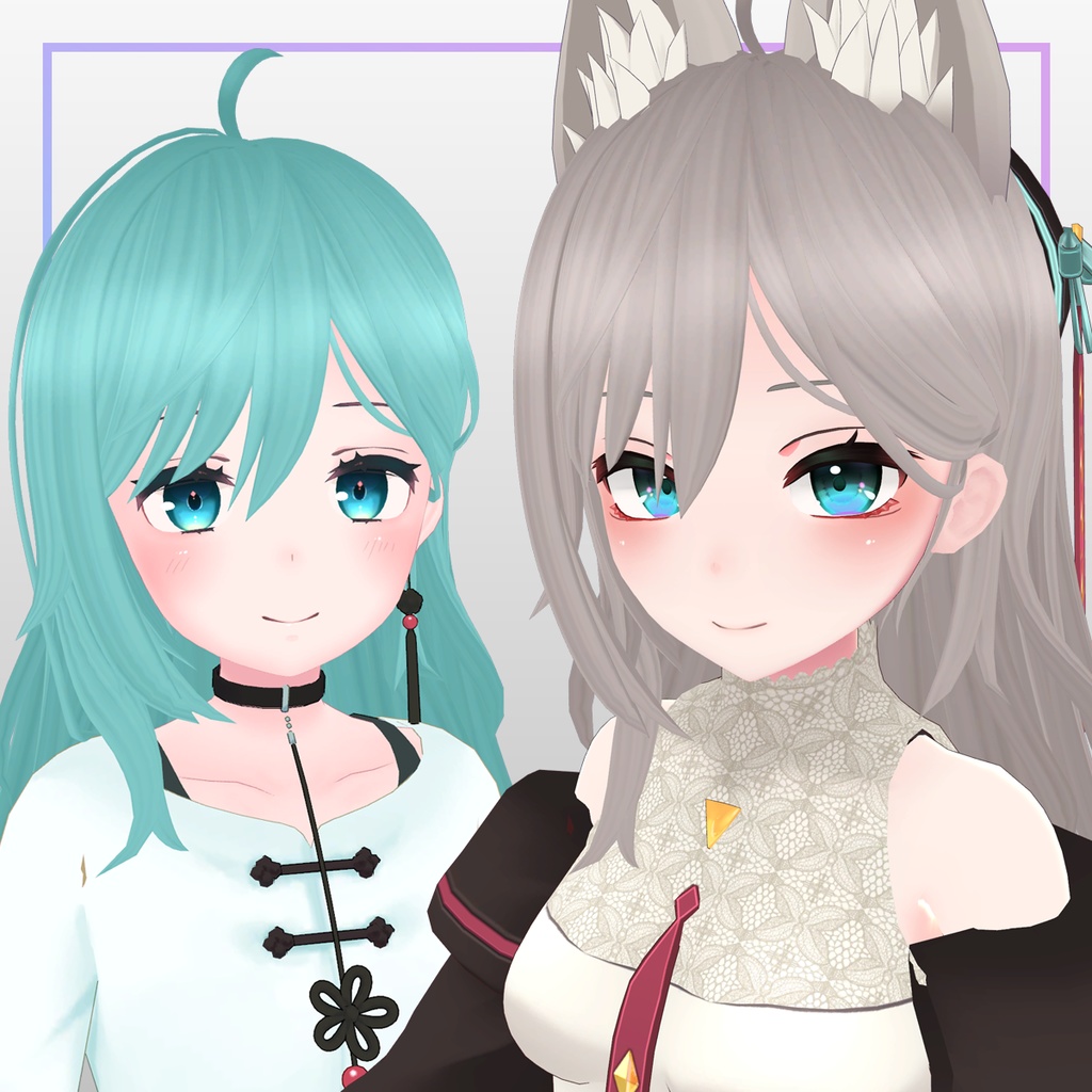 『ワンサイドロングヘアー』 - VRC用 A-TYPE image