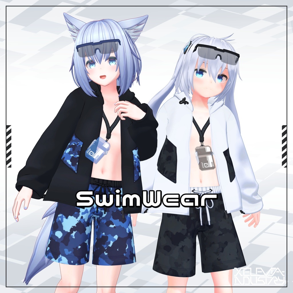 Dress-up Model [swimsuit Rash Guard] image