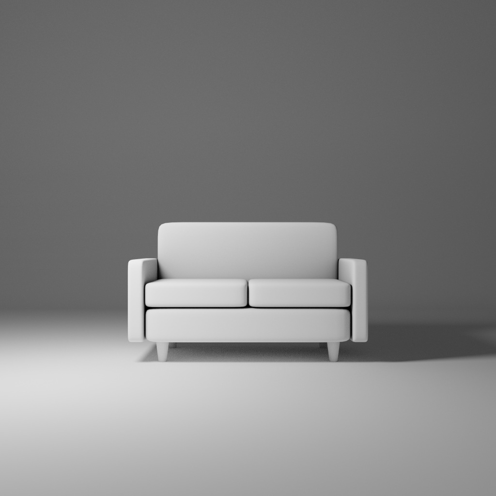 【3Dモデル】simple sofa image