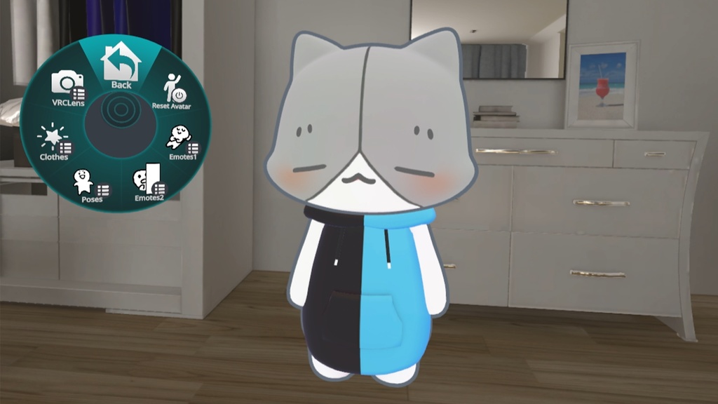 おすまし猫 オリジナル3Dモデル【VRC想定アバター】 image