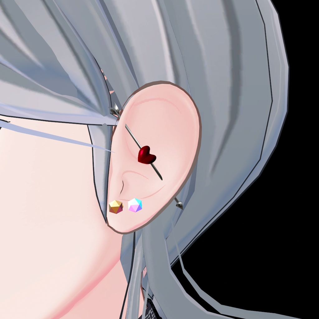 【3Dアクセサリー】ピアス 16種 image
