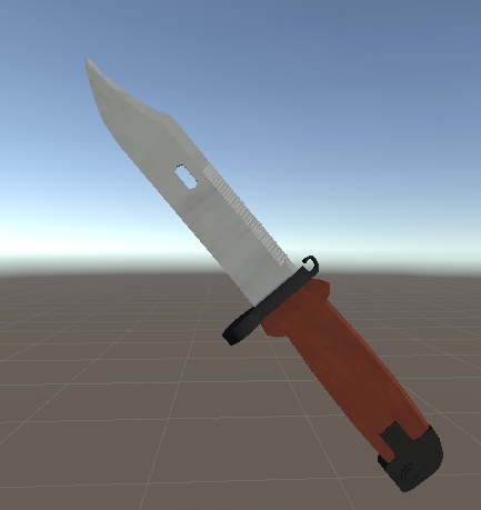 [無料]鞘付き6kh4銃剣（AKシリーズ用銃剣）[3Dモデル]  image