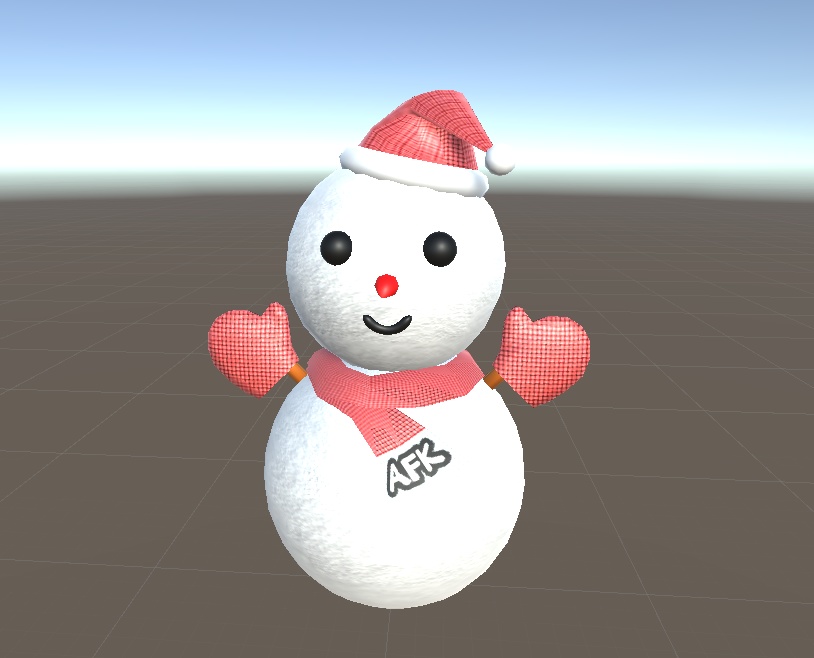 無料だよ！【3Dモデル】AFKスノーマン(AFK_Snowman)[FBX形式] image