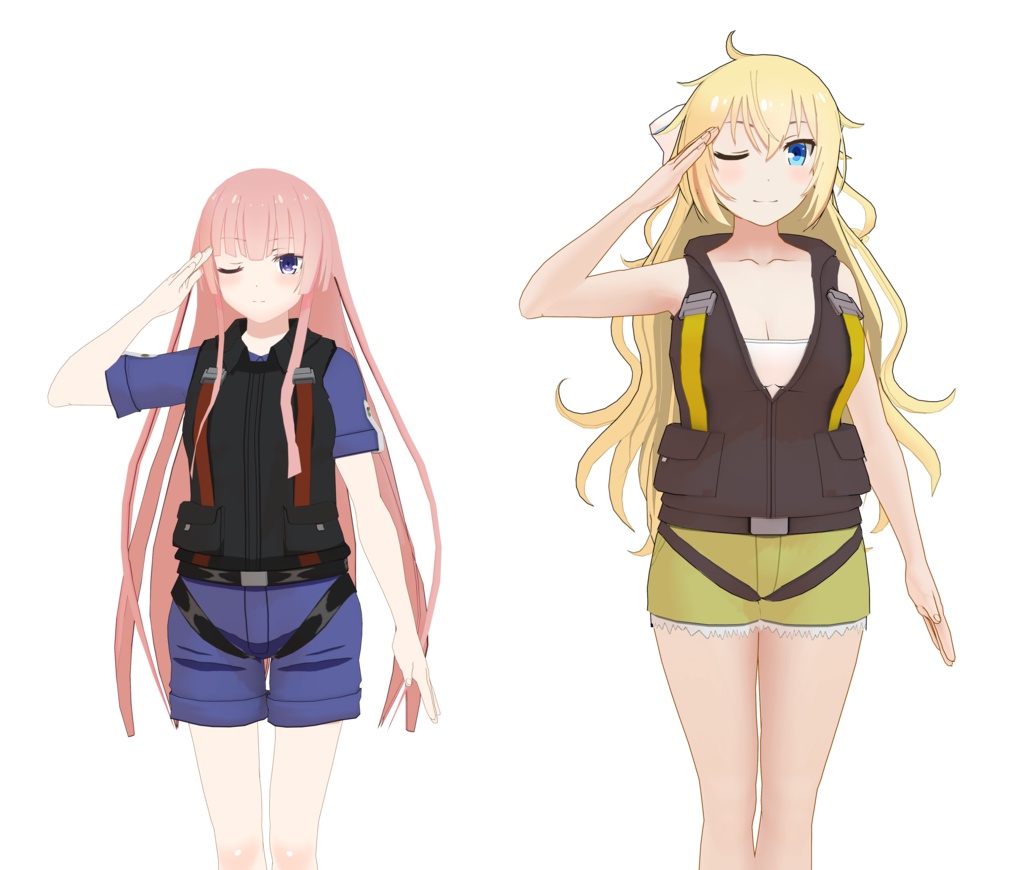 MMD グリペン＆イーグル(モーフ追加版) image