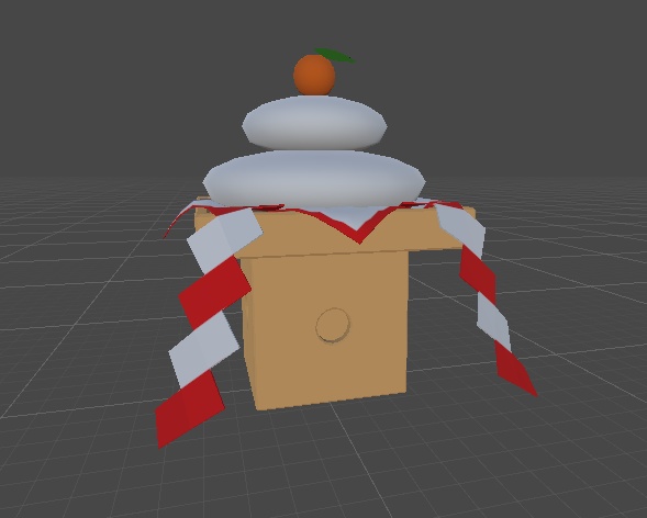 VRC向け鏡餅 Unity2019未確認 image