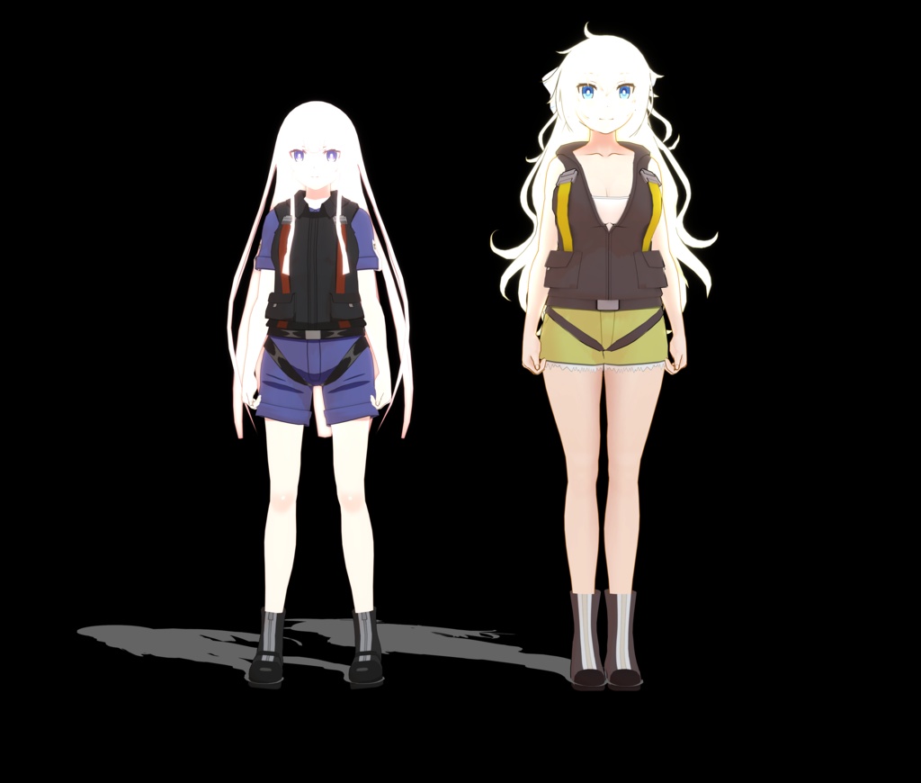 MMDグリペン＆イーグル(発光)(無料) image