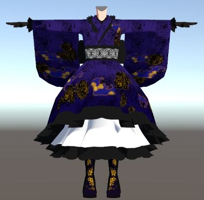 和風ゴシックロリータセット image