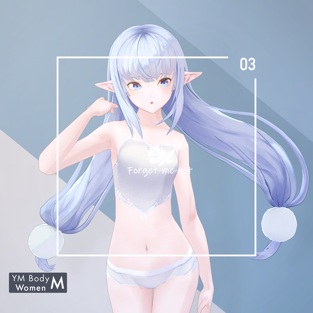 【VRC対応3D素体モデル】Notia YM Body ver4.02 image