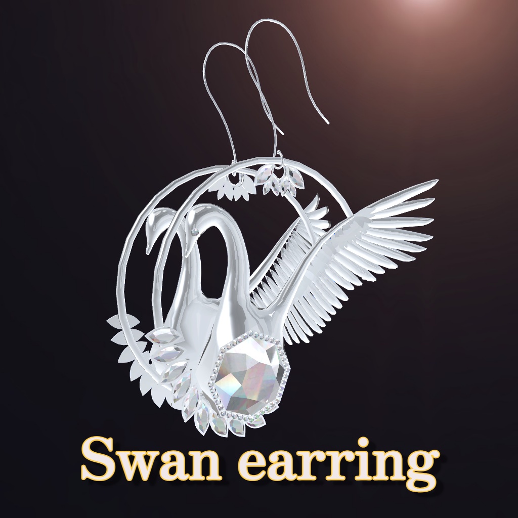 Swan earring image