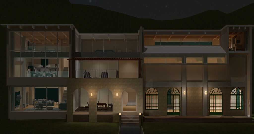 VRChat向け住宅『浦手一番館』-Sea Side Residence No.1- image