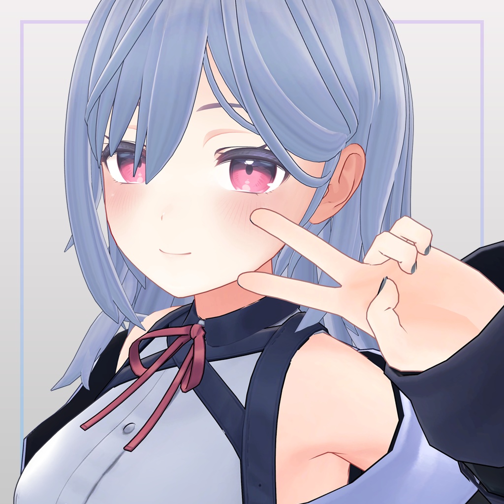 『ワンサイドロングヘアー』 - VRC用 B-TYPE image