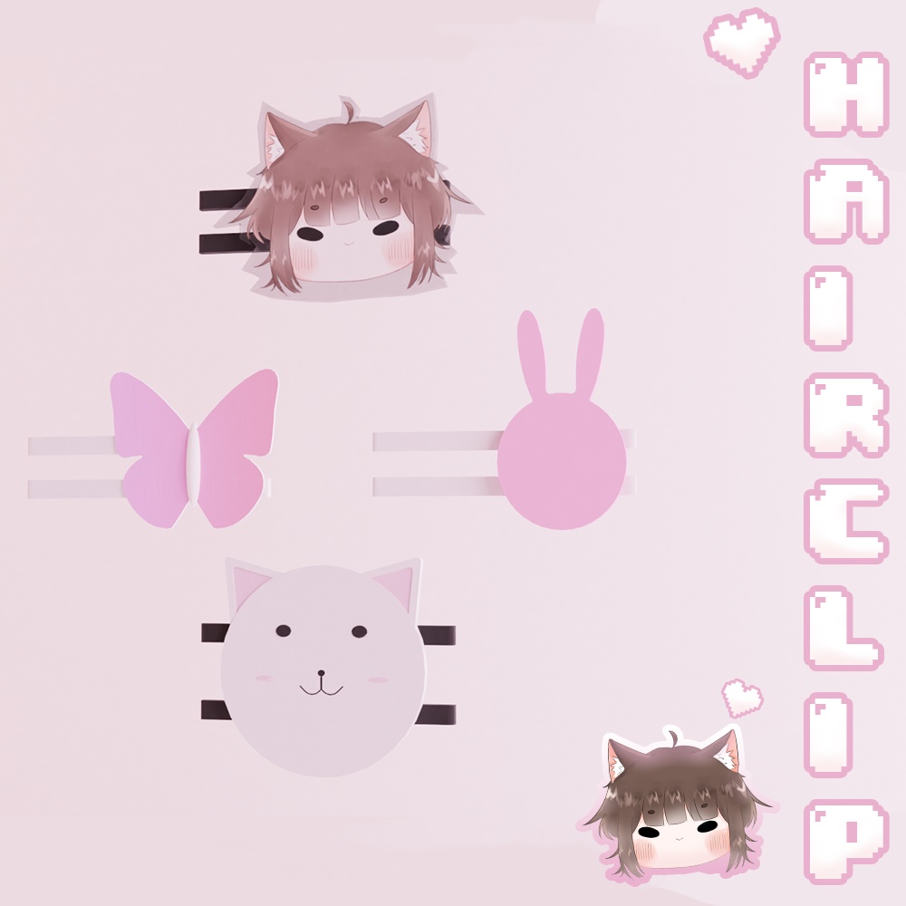Cute Hairclip かわいいヘアクリップ  image