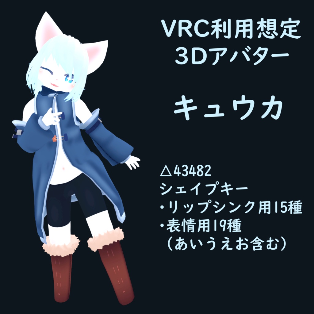 オリジナル3Dモデル　キュウカ image