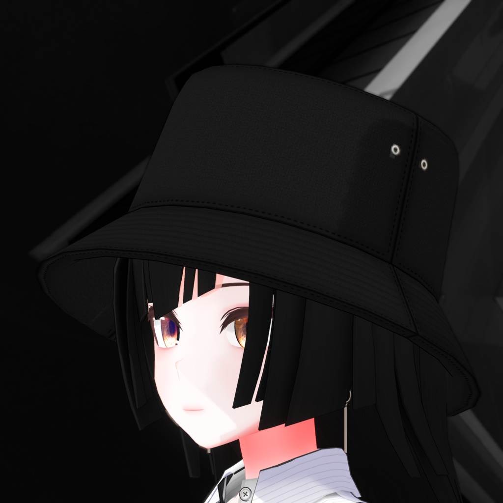 【無料3Dモデル】シンプルなバケットハット image