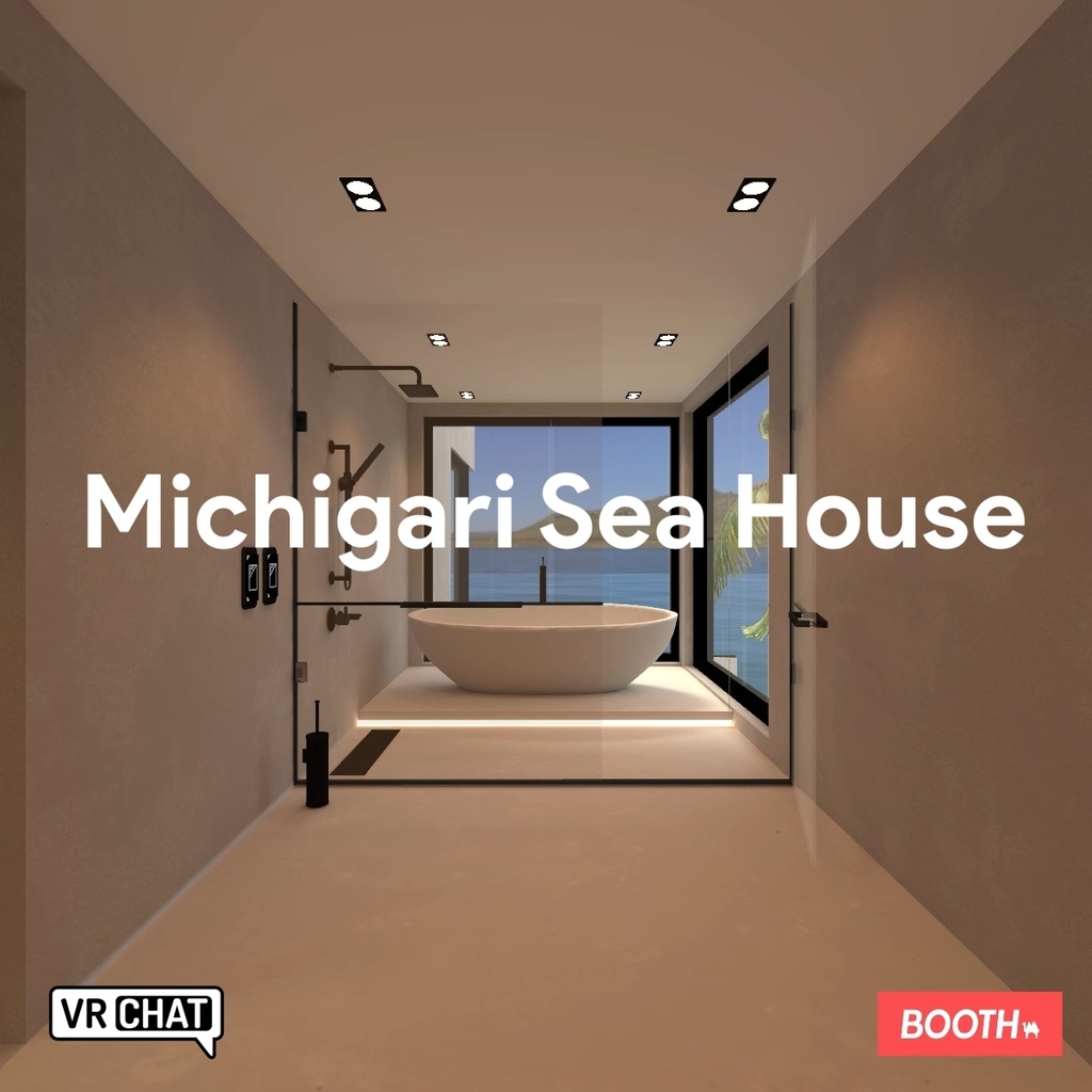 【VRワールド】Michigari Sea House [ World Assets for VRChat ] image