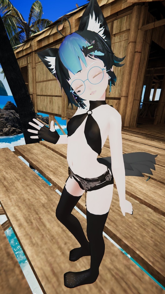 [Mishe] Underwear (수영복) + gatherbelt (가터벨트) image