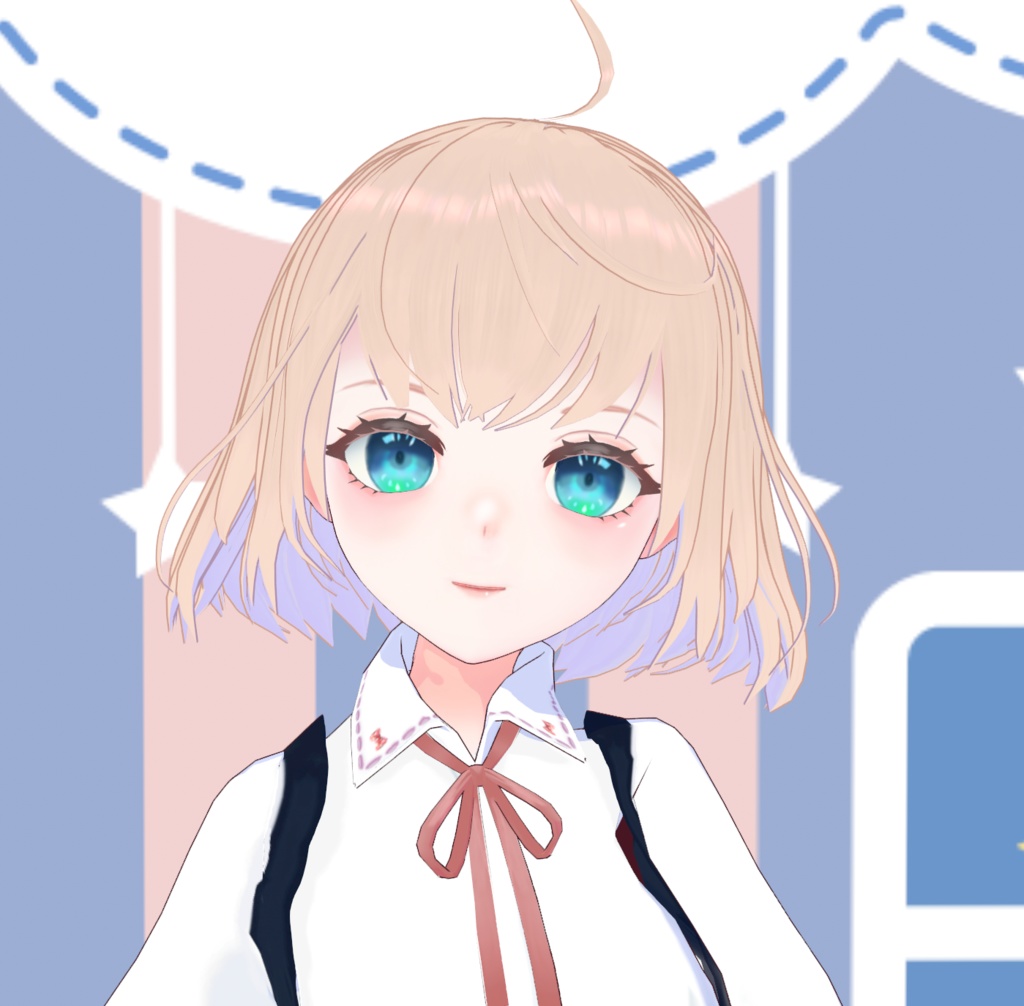 【無料 / Free】Milica1.3/VRoid製オリジナルVRMモデル （VRoidファイル同梱） image
