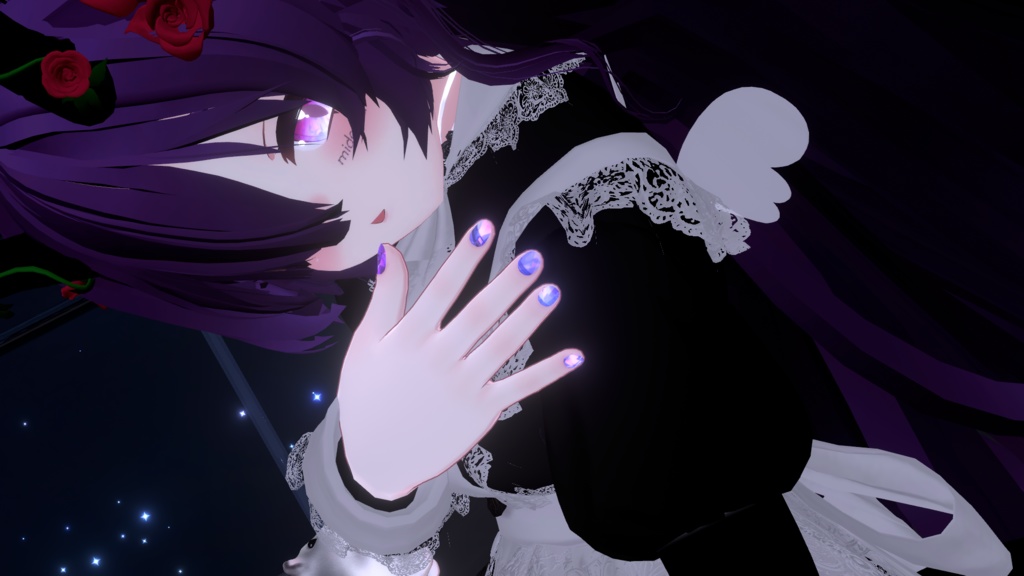 For Kitsuneyuki: Jewel-inspired nail texture image