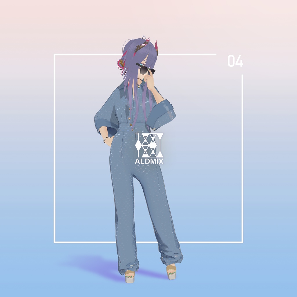 【VRC対応3D服飾モデル】ALDMIX Big Silhouette Setup ver4.03 image