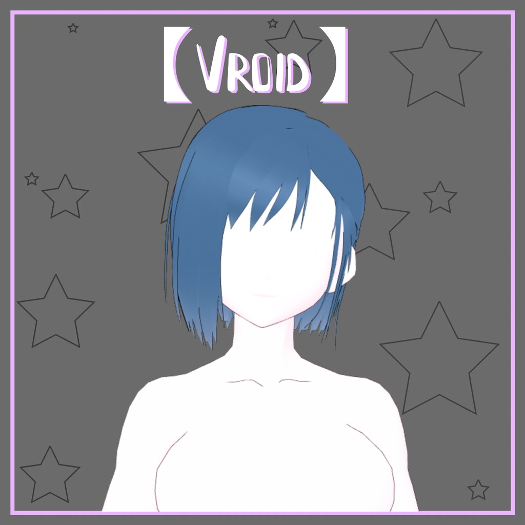 【Vroid】いちごヘアプリセット | Ichigo hair preset image