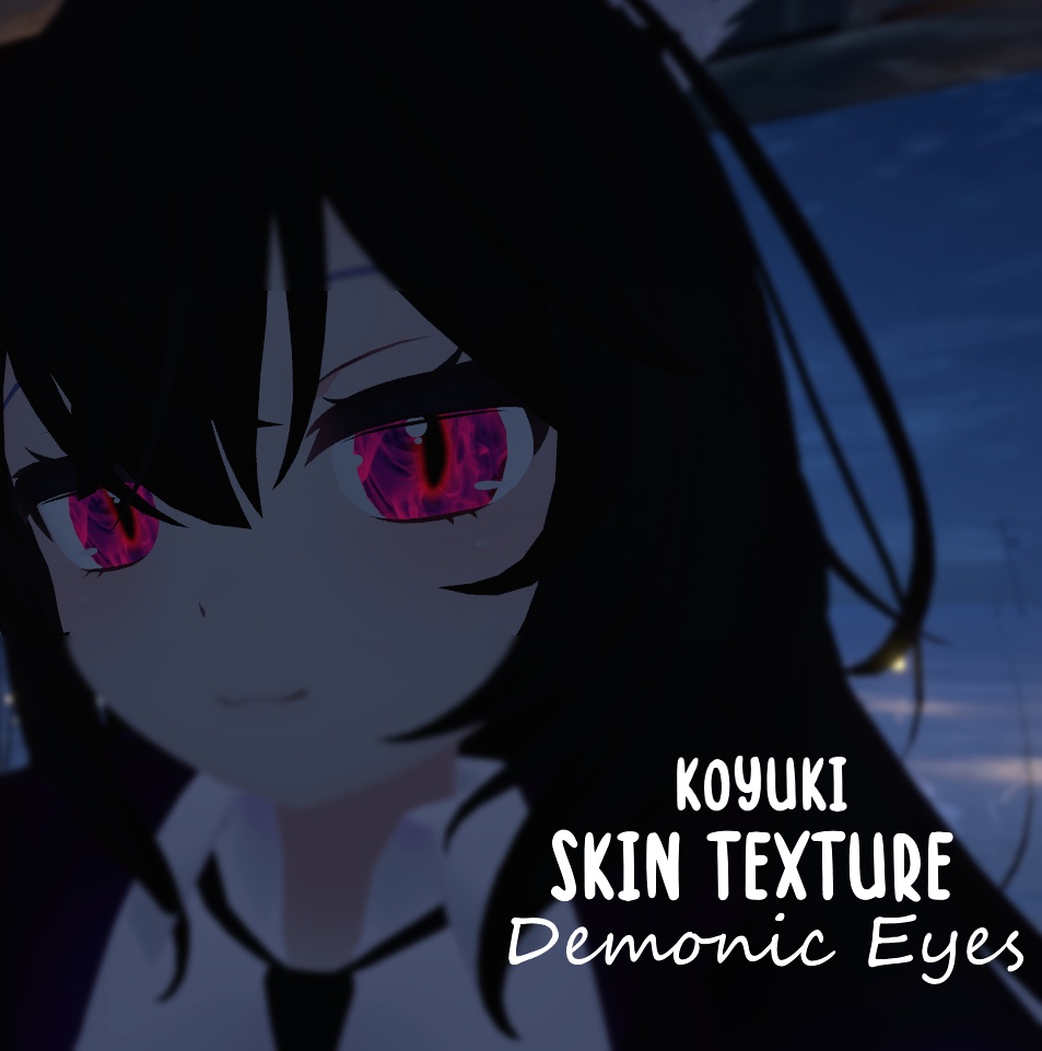 [Koyuki-chan Exclusive] Skin Texture Material: Demon Eyes image