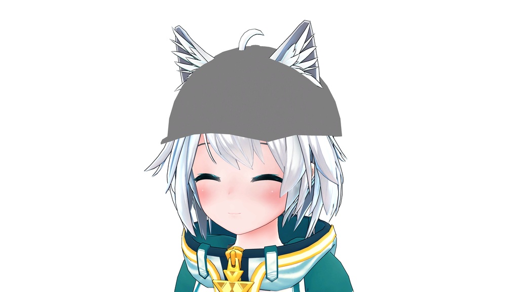 3Dモデル　ミーシェちゃんキャップ image