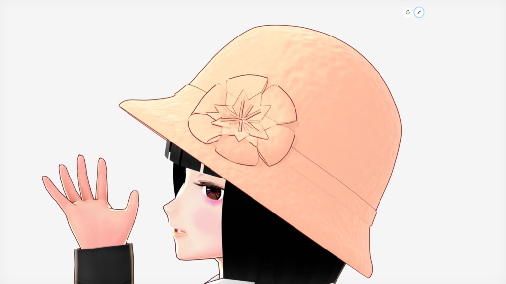 [FBX] クローシェハット(ベージュ・花)🪙 image