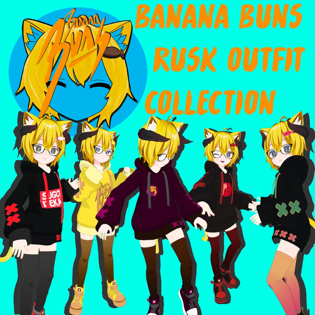 Banana Buns Rusk Outfit Collection image