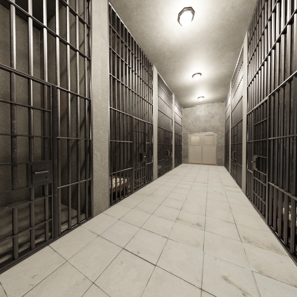 3DCG【prison_set】刑務所　牢屋セット image