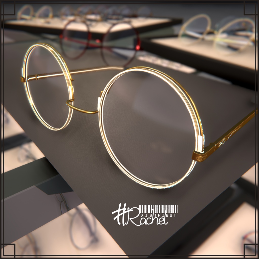 非実在系ブランド ＃distributRachel 製メガネ [-pito-] image