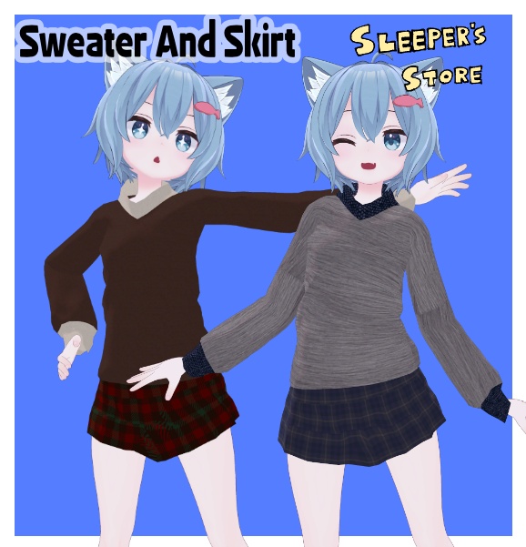 Rusk's Exclusive Outfit: A Jumper and Skirt Set image