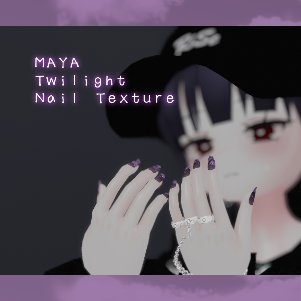 「舞夜」 Twilight_nail 黄昏ネイルテクスチャー image