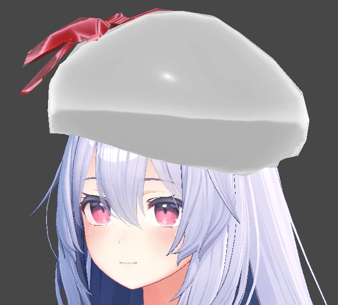 【無料・ModularAvatar設定済】クリスマス・ベレー [Free&ModularAvatarReady]Christmas-style beret 3D model for VRC等 image