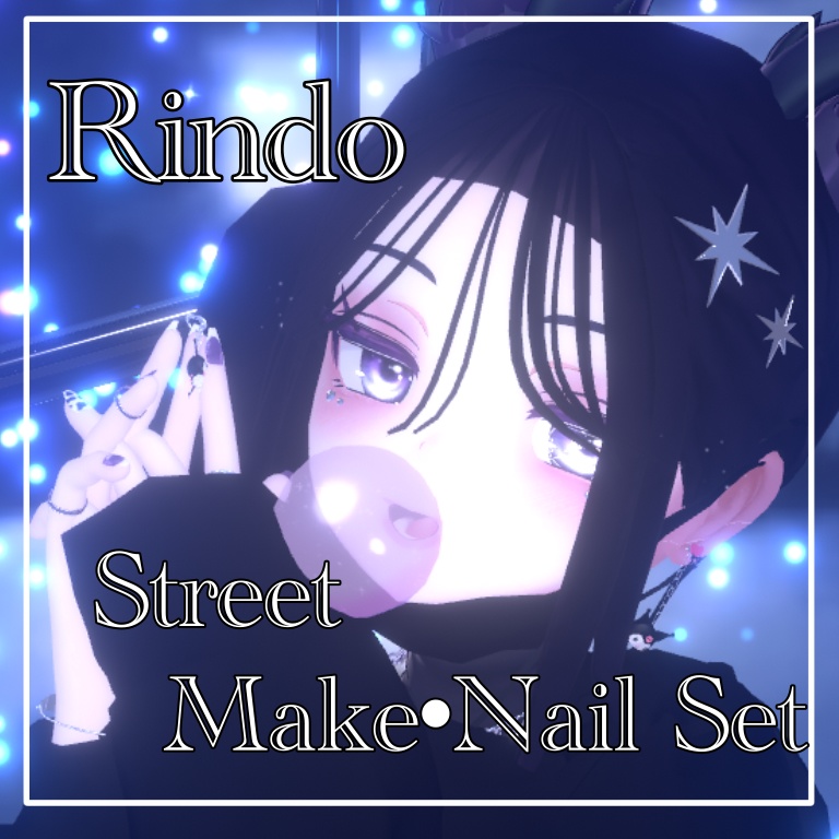 [For Rindou] Street Makeup & Nail Set image