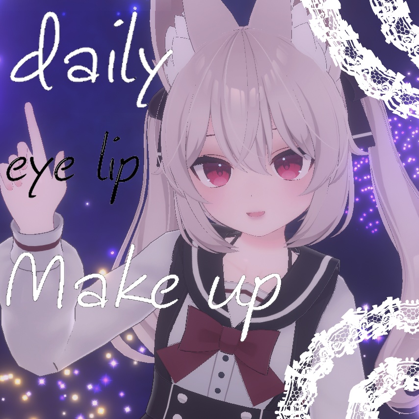 Karin(カリン)転用 Free Daily eye+lip Make up image