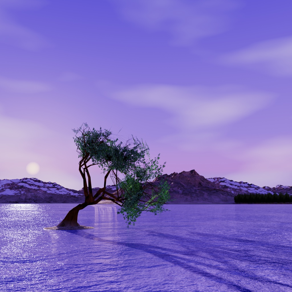 [Unity対応] 3D地形モデル 湖 image