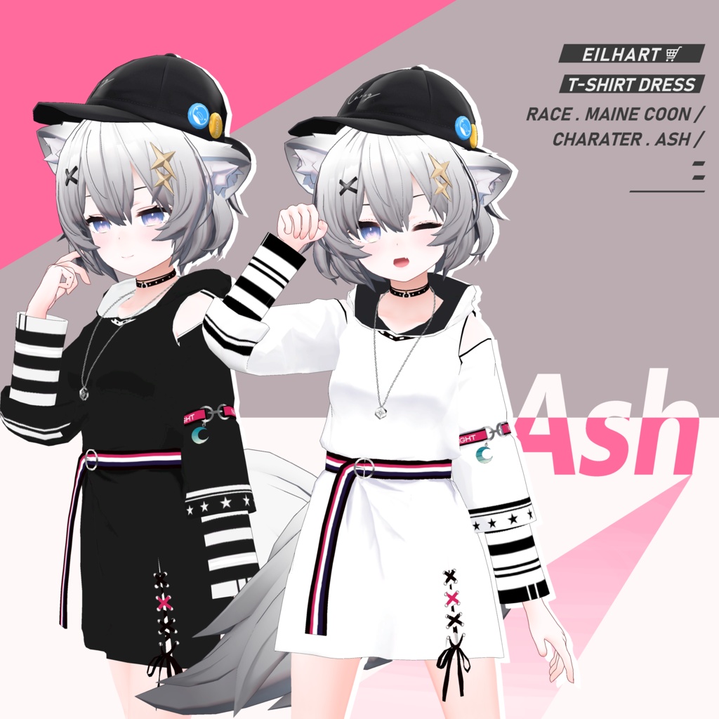 T-Shirt Dress　アッシュ＆セフィラ衣装 image