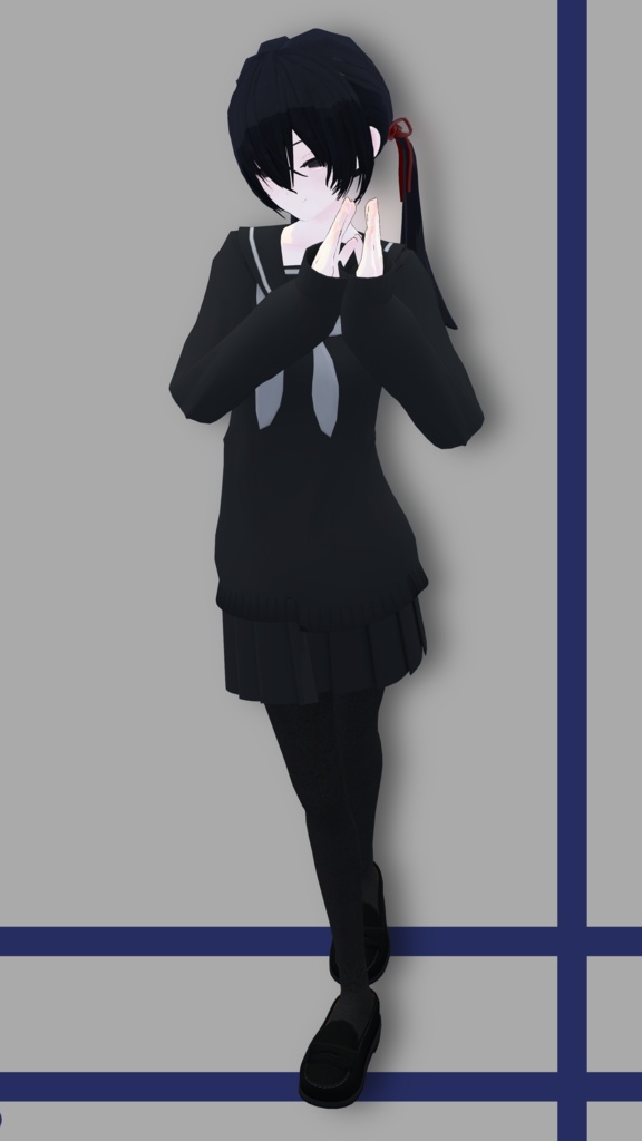 【アノネ用衣装】セーラー服 Ver1.2 image