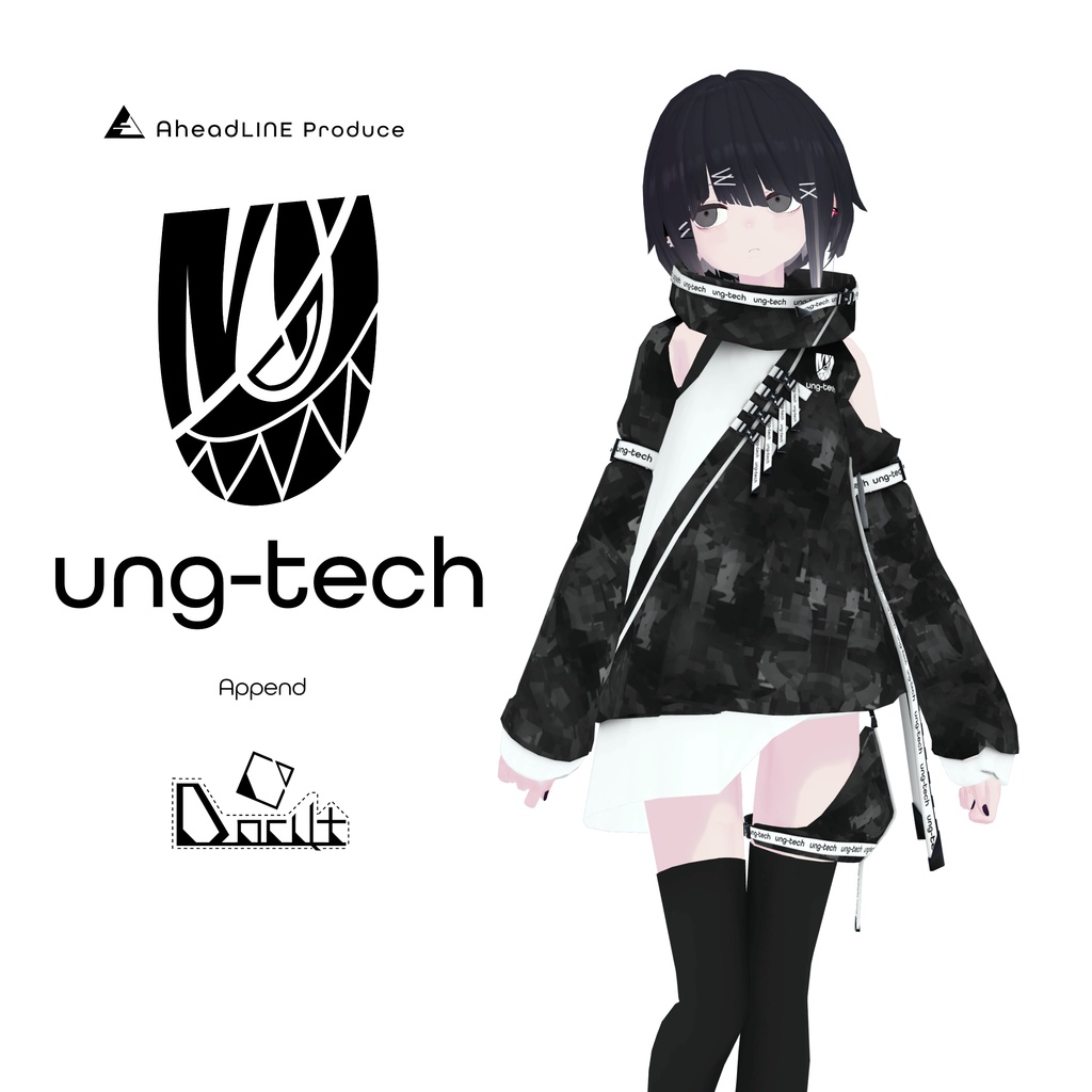 【PB未対応】ung-tech v1.1【アングラの子向け着せ替えモデル】 image