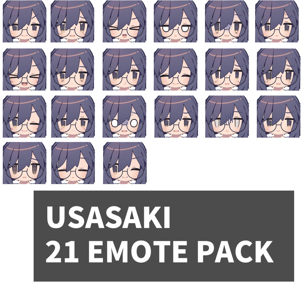 Usasaki 3.0 SDK 21 Face Emote Package image