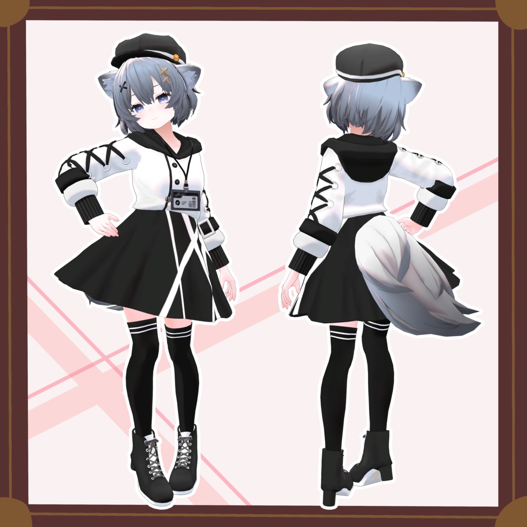 カジュアルレースアップ [6アバター対応] image
