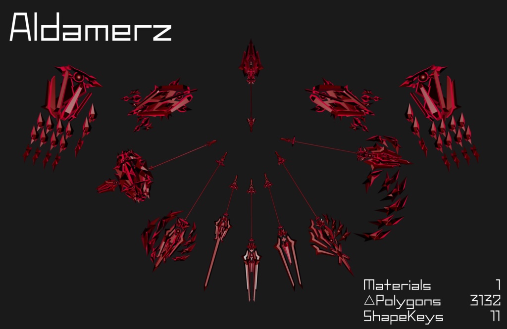 【サブアーム化するオリジナル変形武器】Aldamerz（アルダメルツ) image